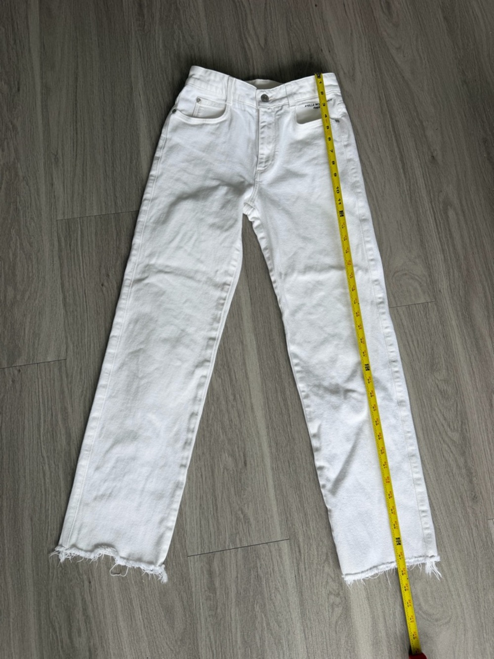 Stella McCartney White Straight-Leg Women’s Jeans